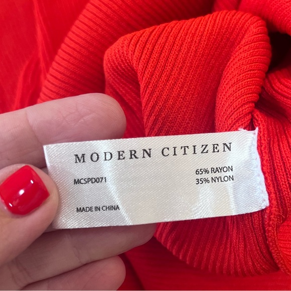 Modern Citizen‎ Halter Red Bodycon Dress Women L - Picture 7 of 8